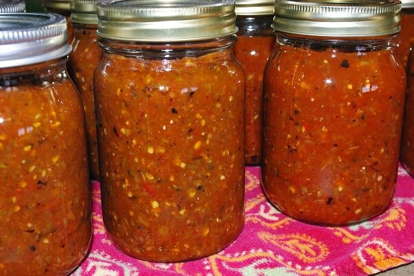 Canned salsa