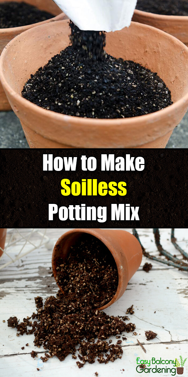 How to Make Soilless Potting Mix - Easy Balcony Gardening
